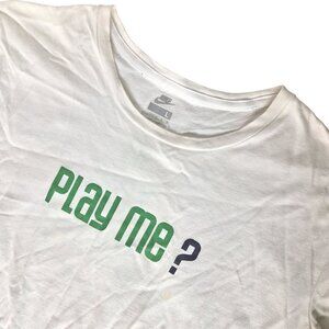 Nike Men's T Shirt Large Play Me In Your Dreams